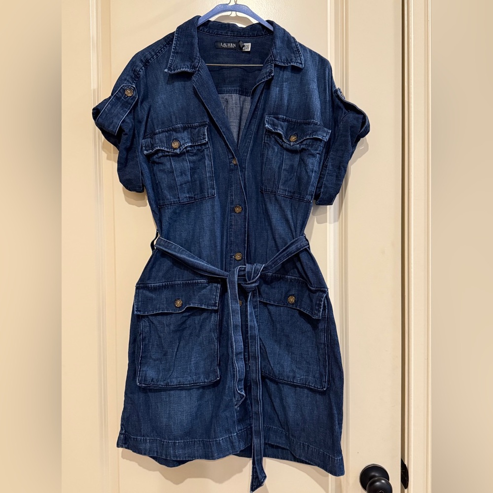 Lauren Ralph Lauren
Women's Denim Belted Dress